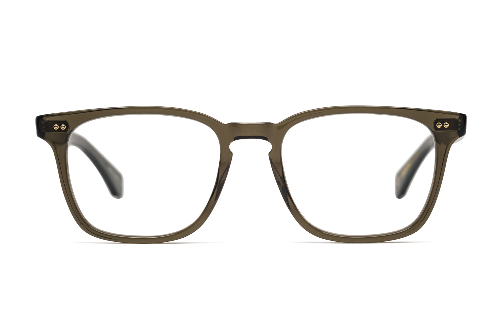 Garrett Leight earvin bio deep olive eyeglasses