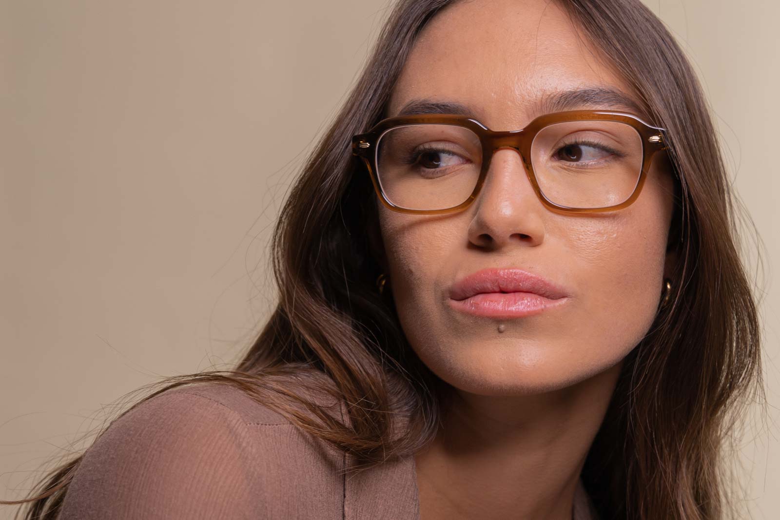 Garrett Leight Og freddy caramel eyeglasses