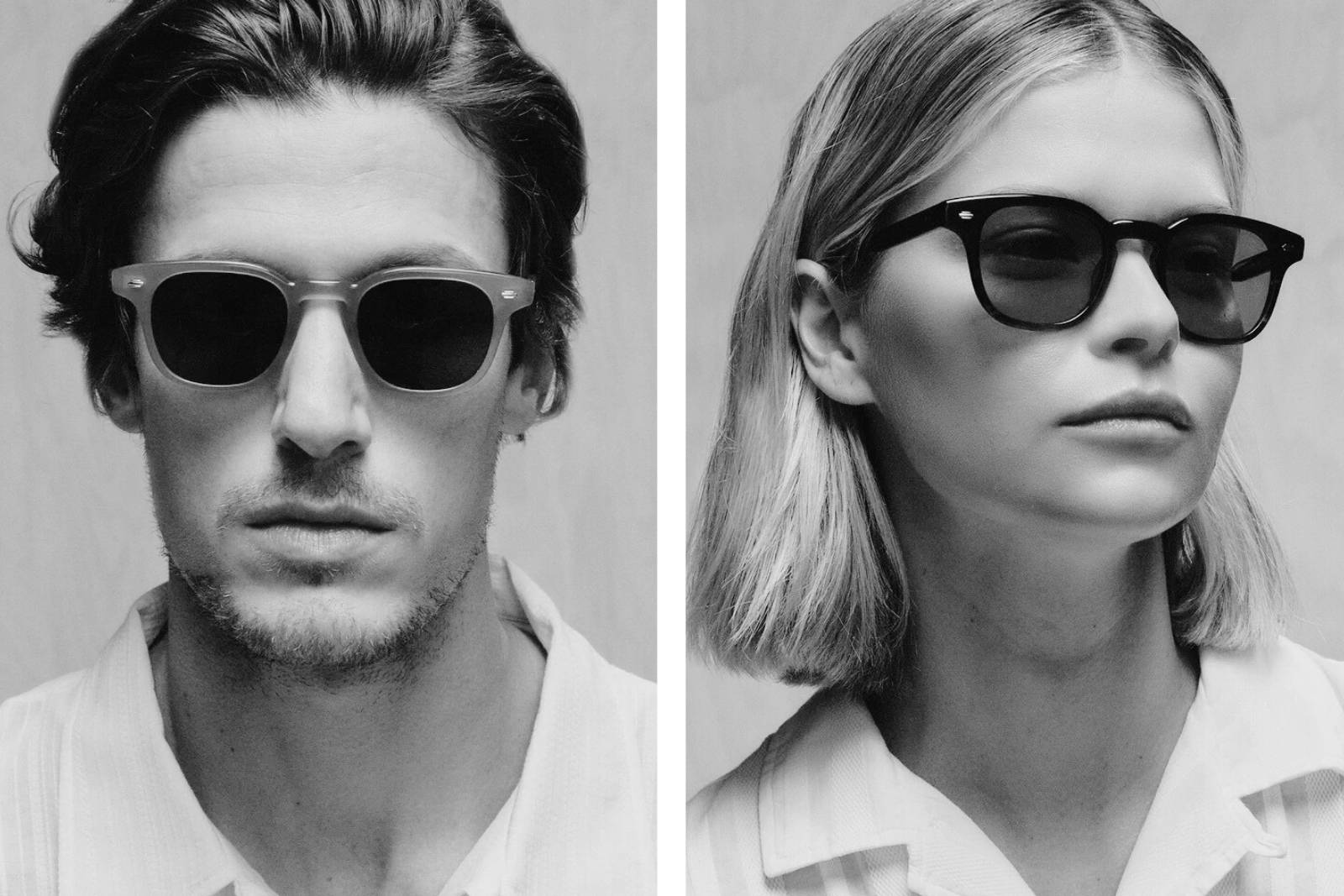 Garrett Leight Sherwood Sunglasses on Model