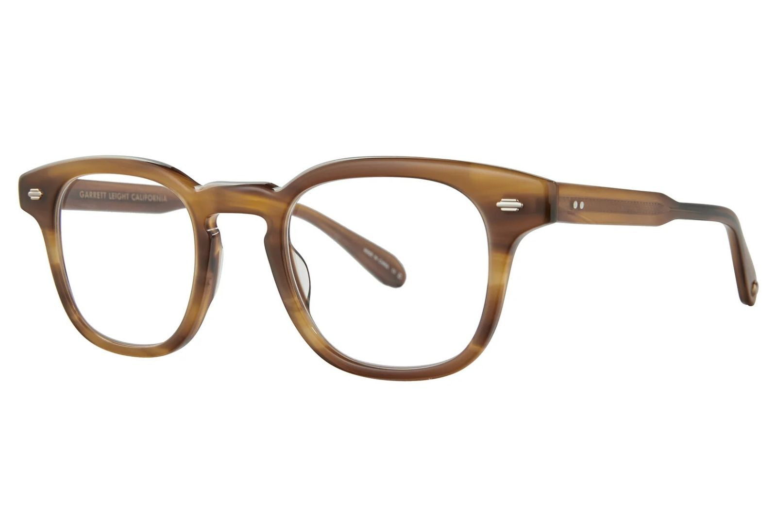 Garrett Leight Sherwood True Demi Eyeglasses