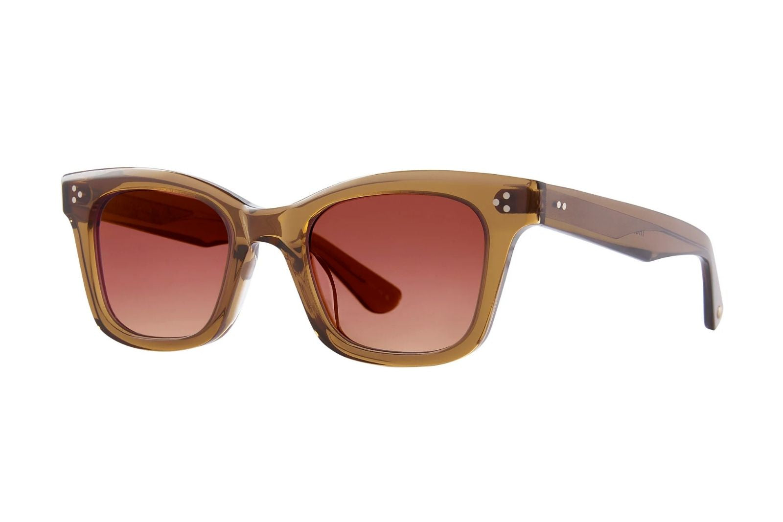 Garrett Leight Thompson Caramel Amaretto Sunglasses