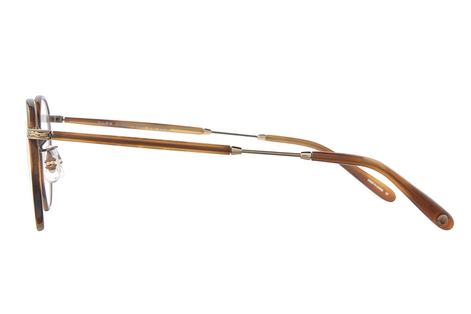 Garrett Leight Wilson Demi Blonde Brushed Gold Eyeglasses