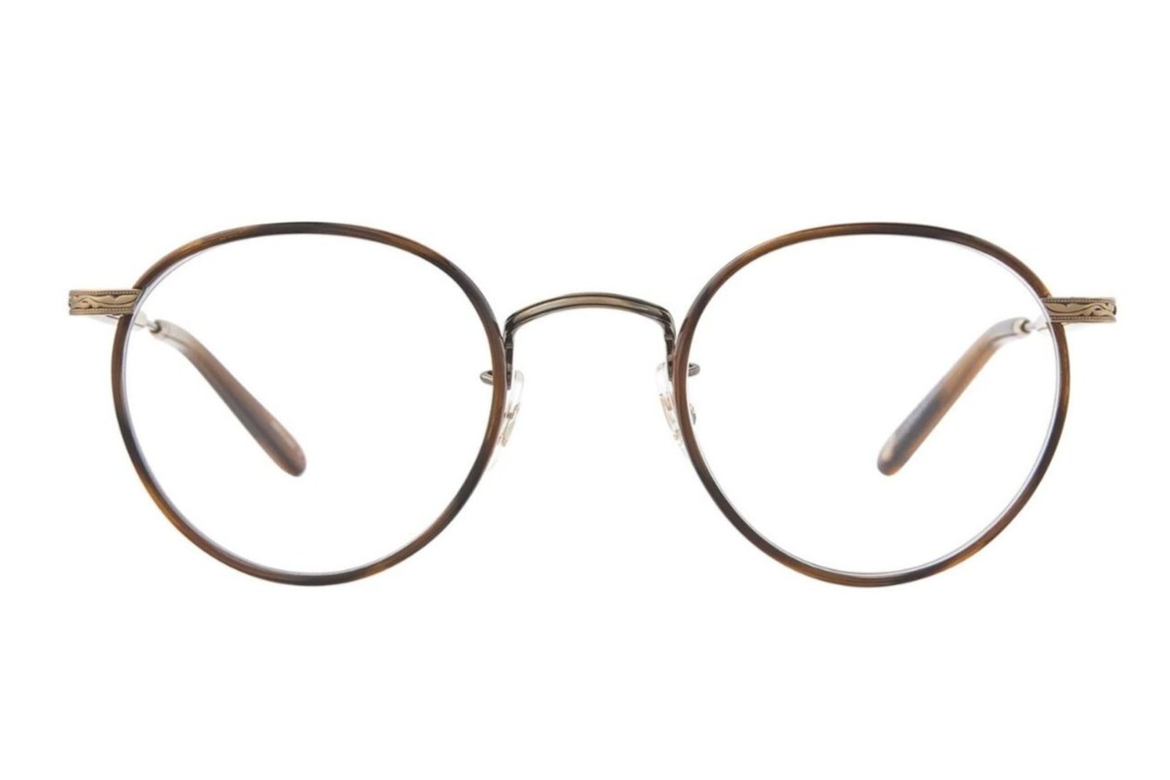 Garrett Leight Wilson Demi Blonde Brushed Gold Eyeglasses