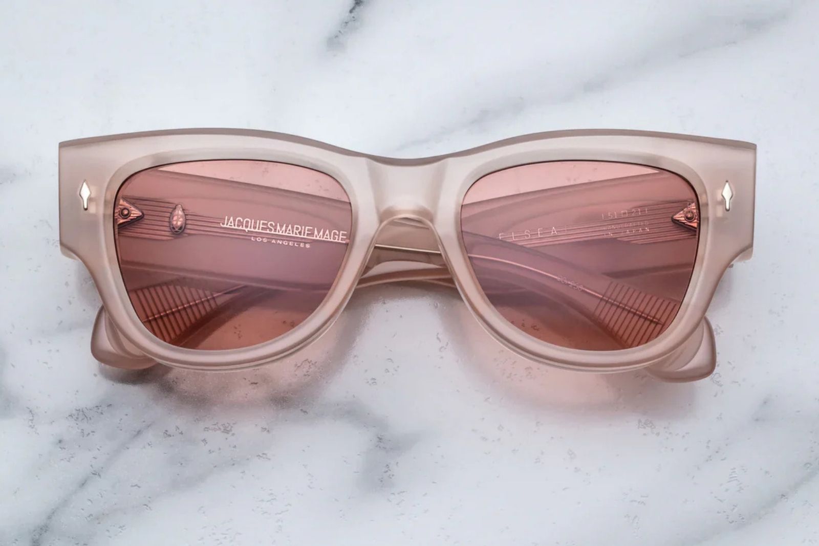 Jacques Marie Mage Chelsea Pink Quartz Sunglasses