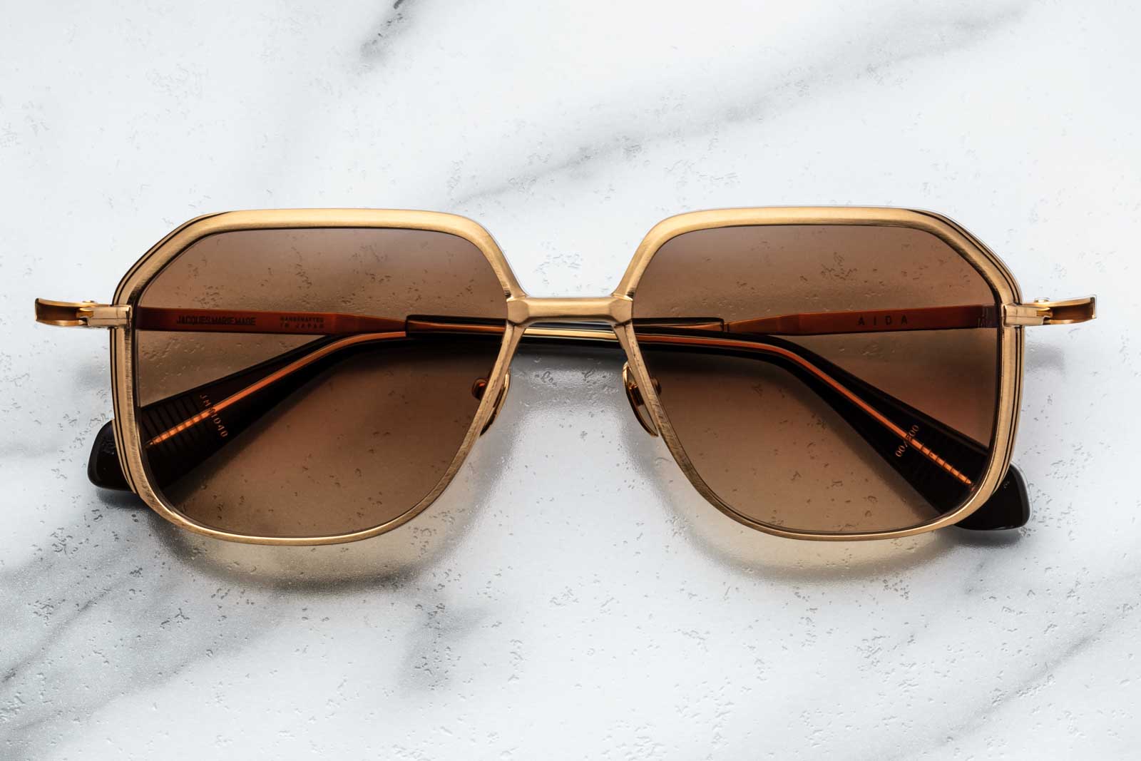 Jacques marie mage aida gold sunglasses