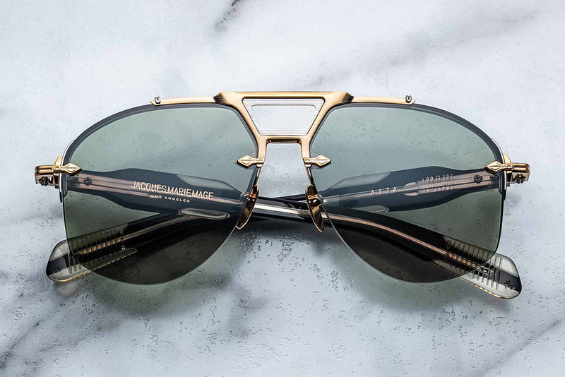 Jacques Marie Mage Alta Gold Sunglasses