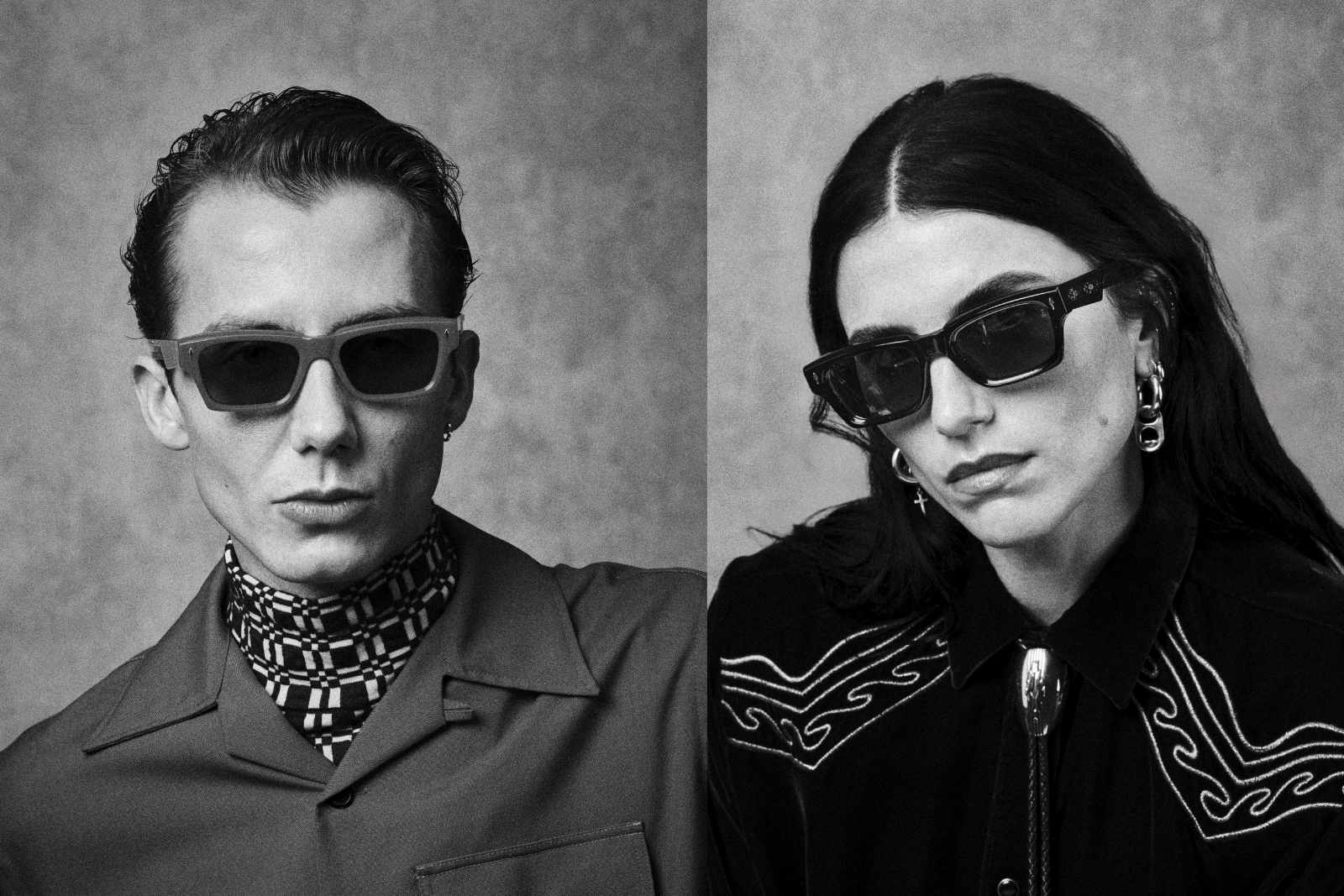 Jacques Marie Mage Ashcroft Sunglasses on Model