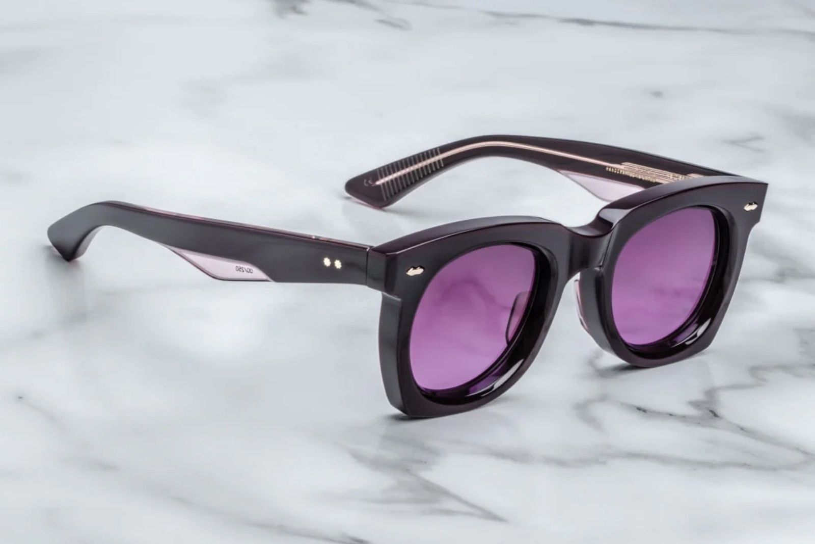 Jacques Marie Mage Ava Sunglasses in Aubergine