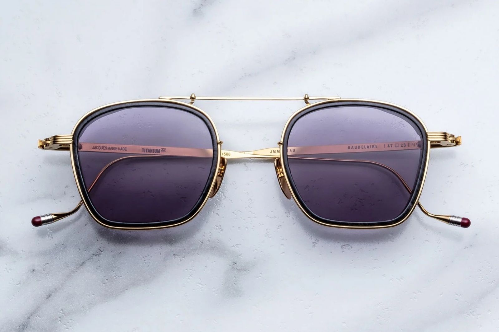 Jacques Marie Mage | Baudelaire 2 in Rhea Sunglasses- twelvesixtynine