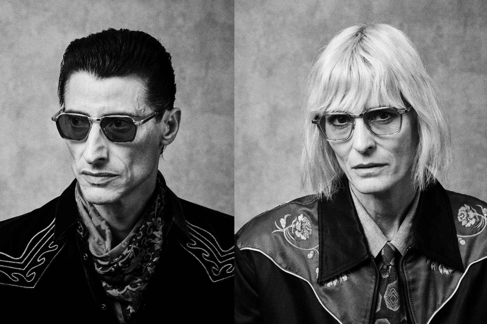 Jacques Marie Mage Beckett Sunglasses on Model