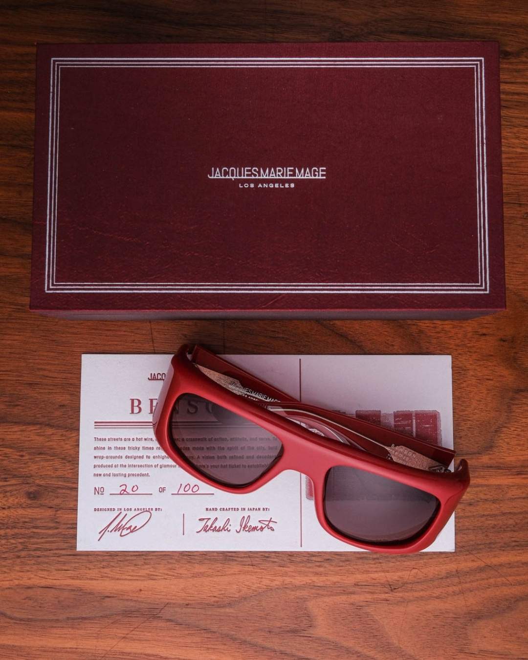 Jacques Marie Mage Benson in Vermillion Packaging Vault