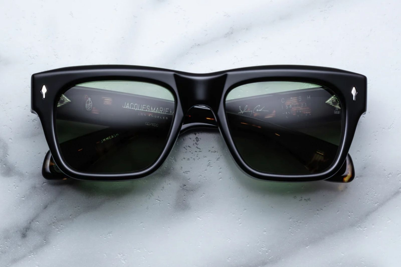 Jacques Marie Mage x Johnny Cash - Cash - Noir 9 Sunglasses