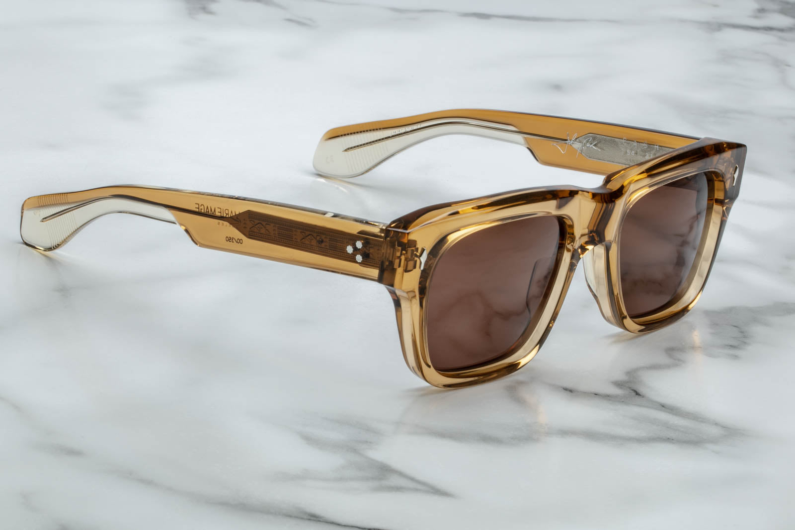 Jacques marie mage cash ocre sunglasses