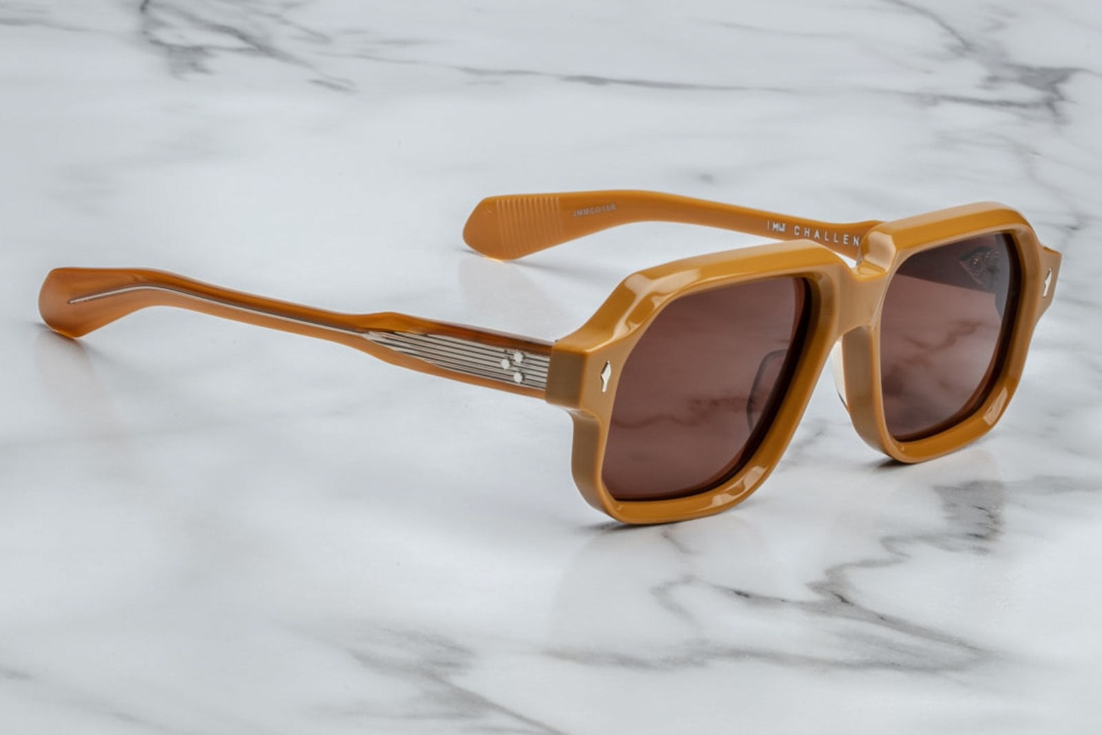 Jacques Marie Mage Challenger Suntan Sunglasses #color_suntan