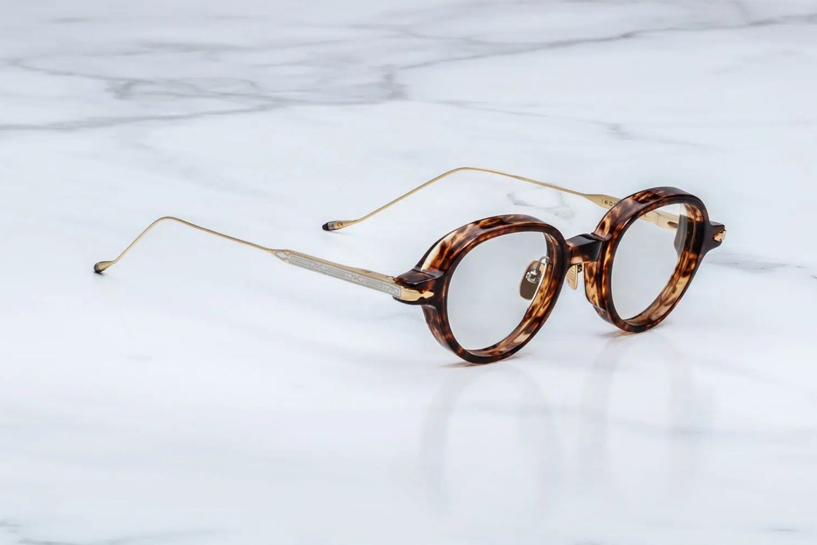 Jacques Marie Mage | Clark VU in Argyle Eyeglasses - twelvesixtynine