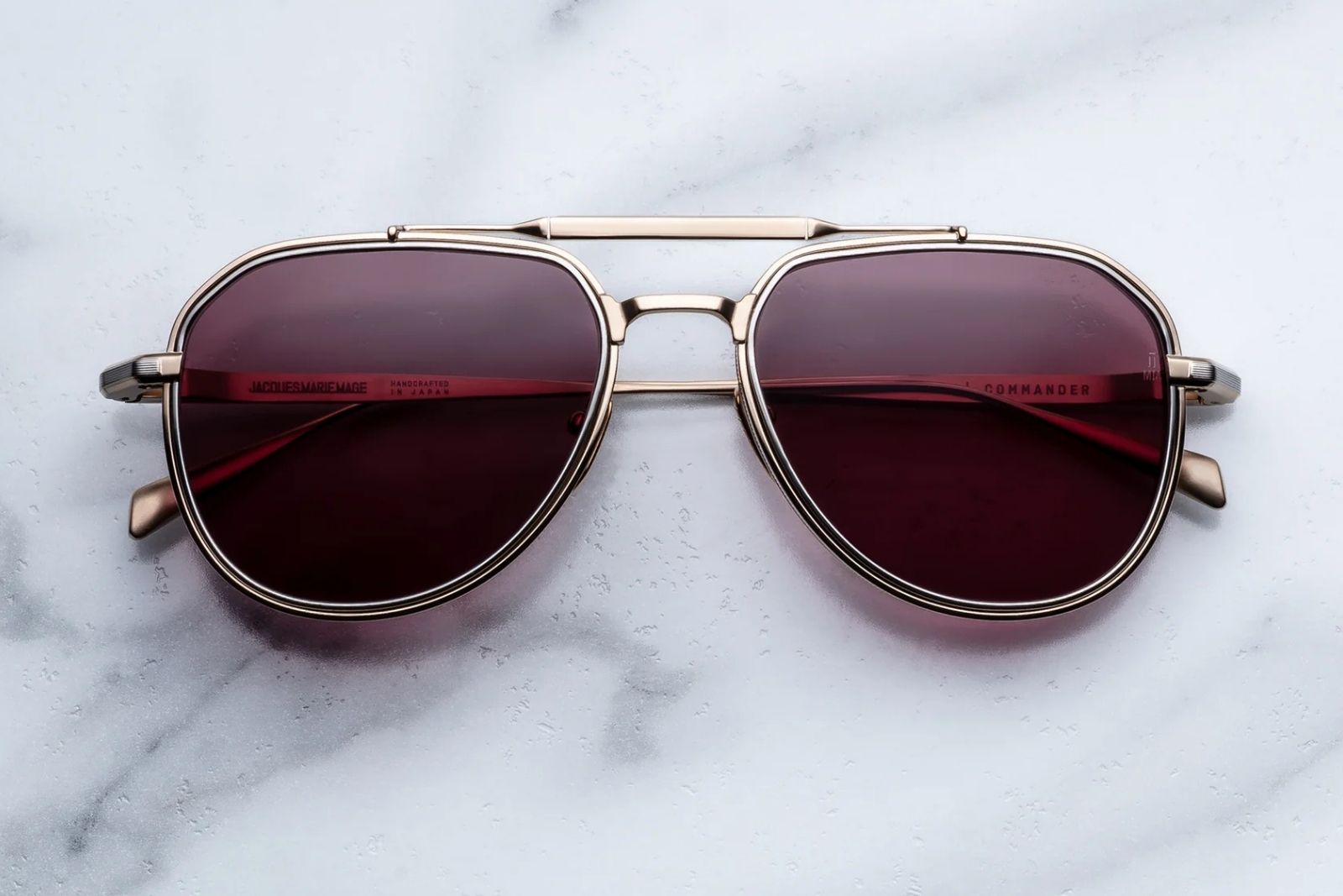 Jacques Marie Mage Commander - Champagne Sunglasses