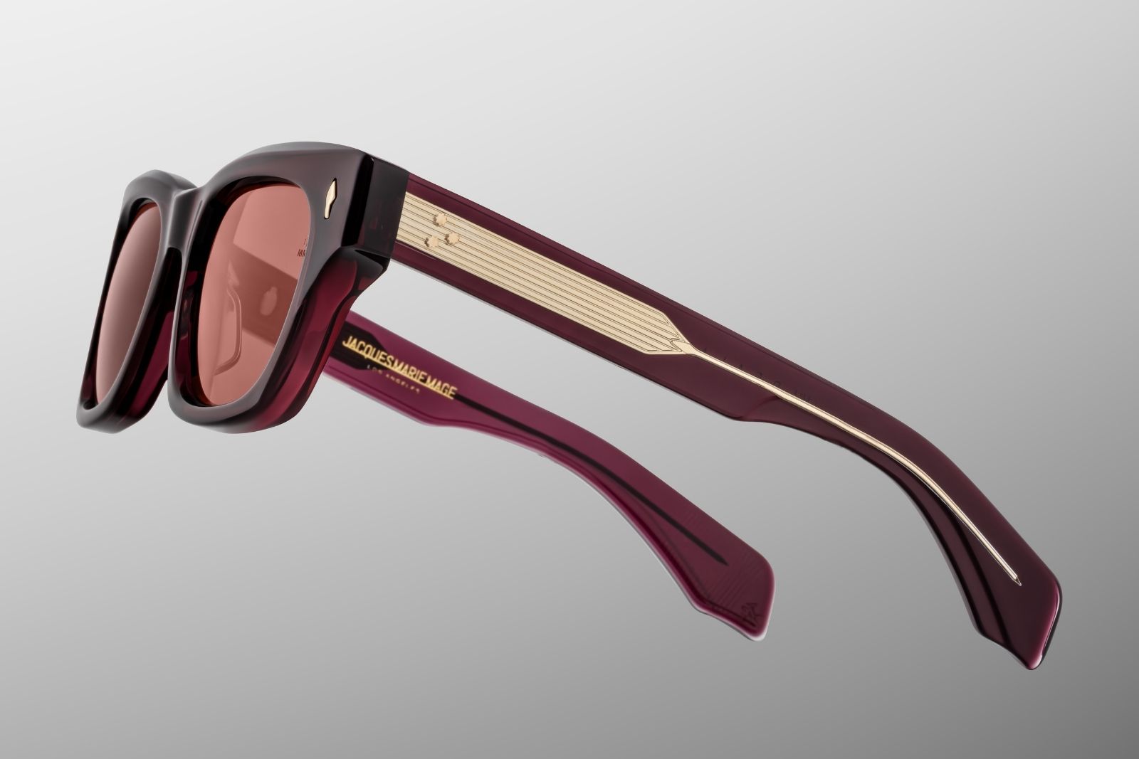 Jacques Marie Mage | Dealan 53 in Amarena Sunglasses - twelvesixtynine