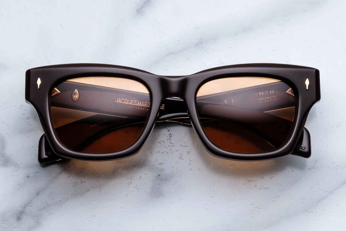 Jacques Marie Mage Dealan 53 - Walnut Sunglasses