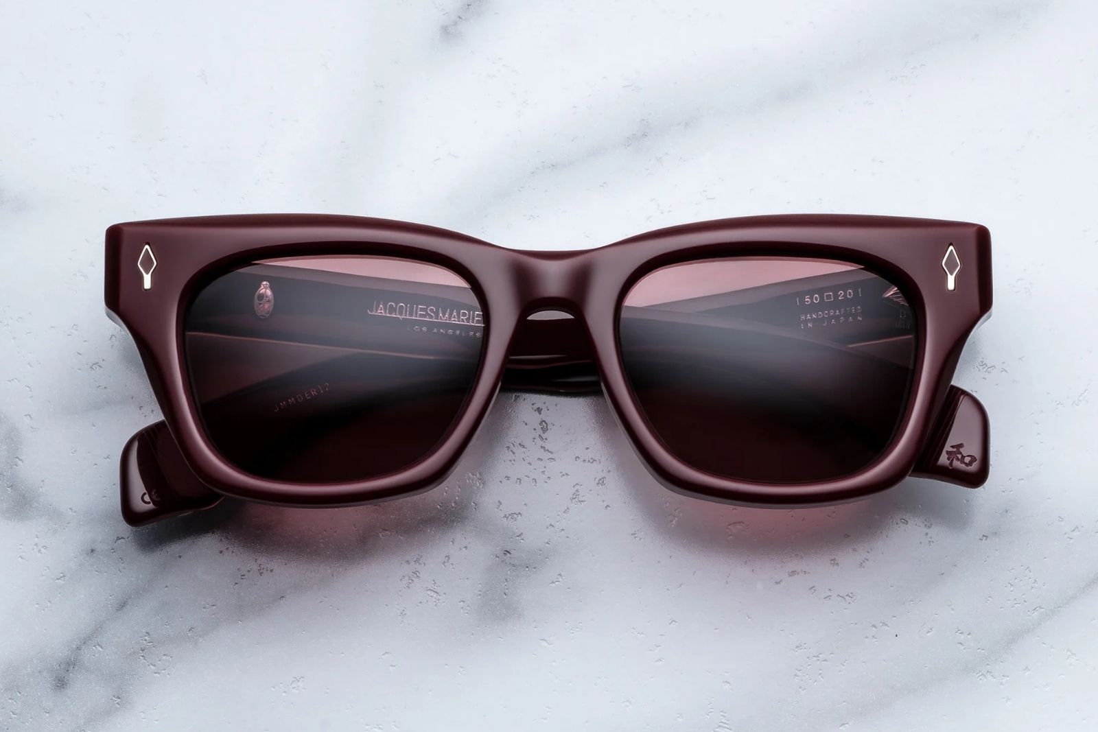 Jacques Marie Mage Dealan Epoxy II - Cassis Sunglasses