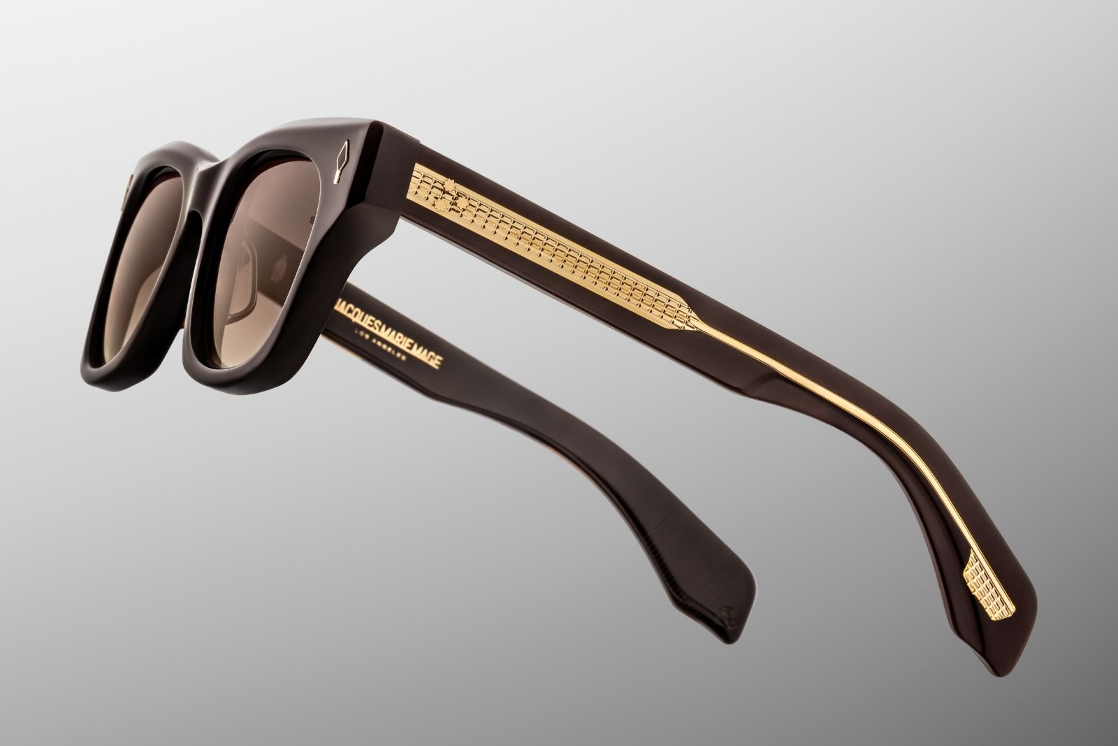 Jacques Marie Mage Dealan Epoxy II - Ganache Sunglasses