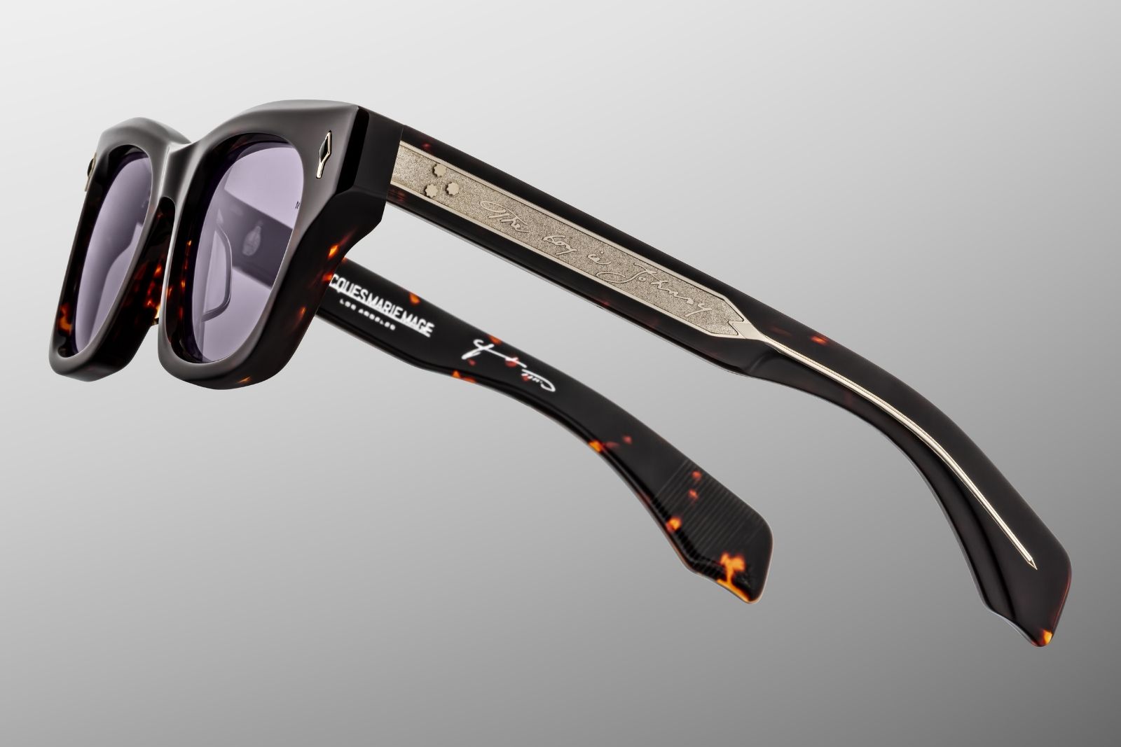 Jacques Marie Mage x Patti Smith - Dealan - Rayon Violet Sunglasses