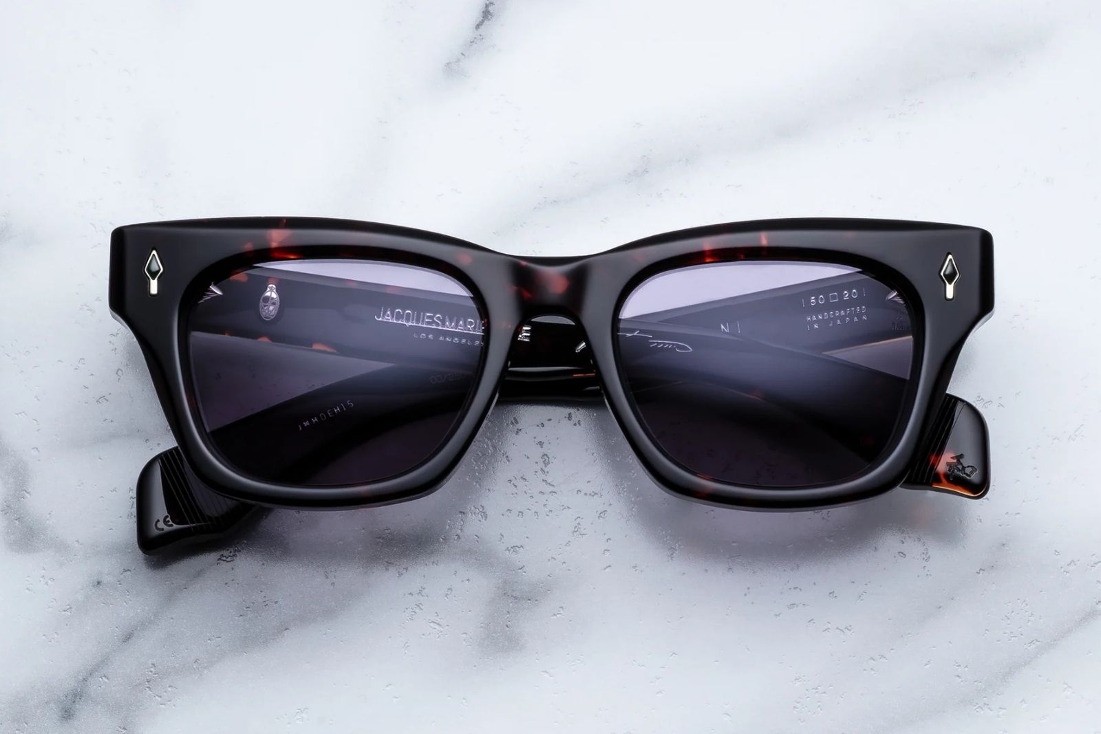 Jacques Marie Mage x Patti Smith - Dealan - Rayon Violet Sunglasses