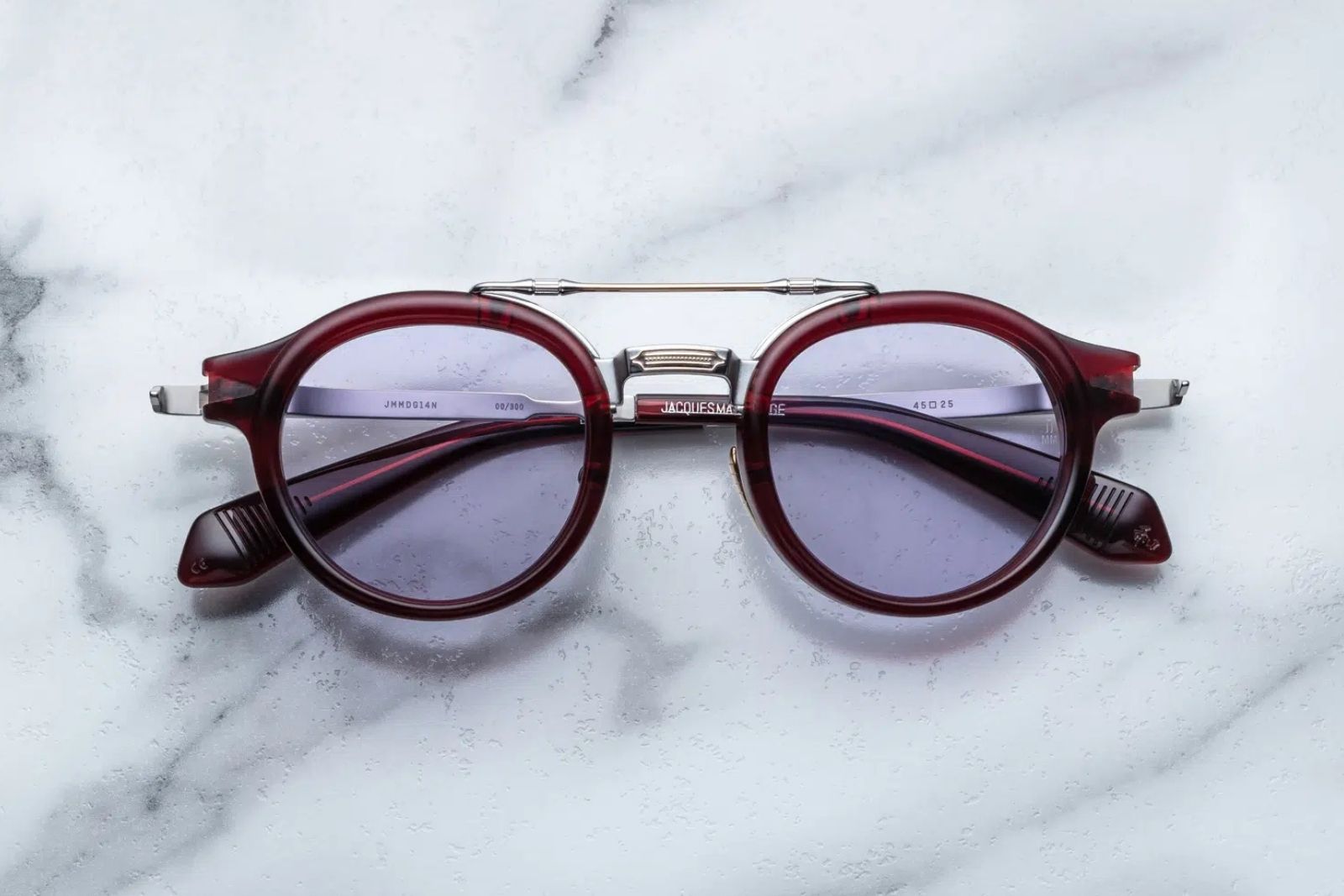 Jacques Marie Mage Delage Sunglasses in Cherry