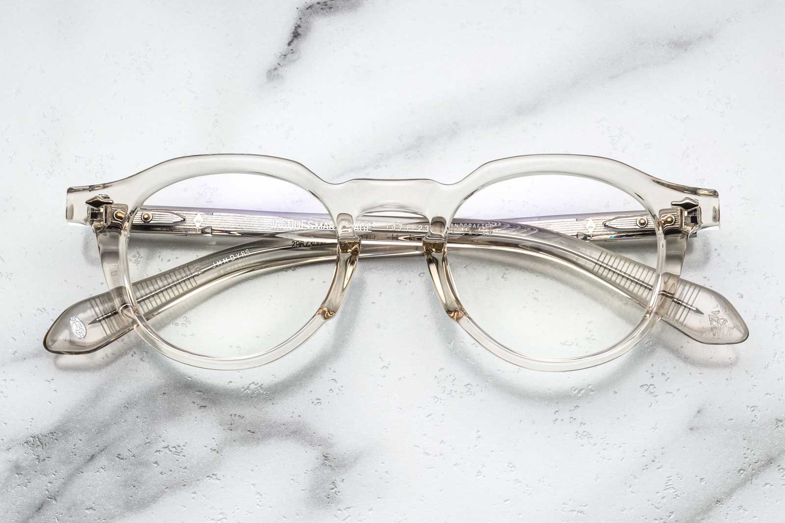 Jacques Marie Mage Demoncey Beige Eyeglasses