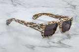 Jacques marie mage devoto  cheetah sunglasses