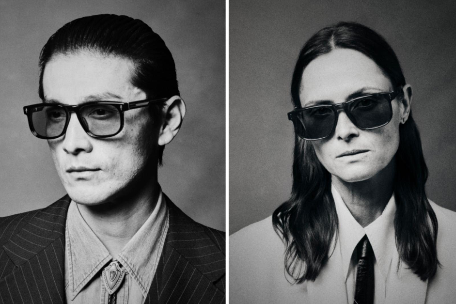 Jacques Marie Mage DeWitt Sunglasses on Model