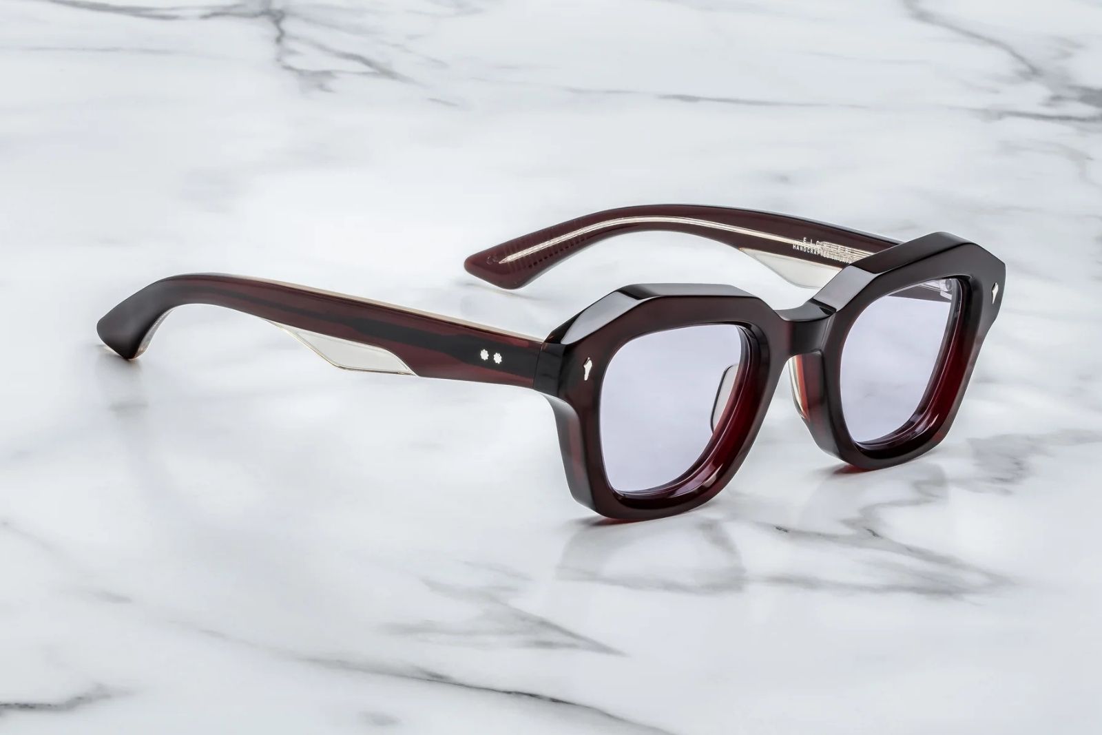 Jacques Marie Mage | Eichler Sunglasses in Cherry - twelvesixtynine