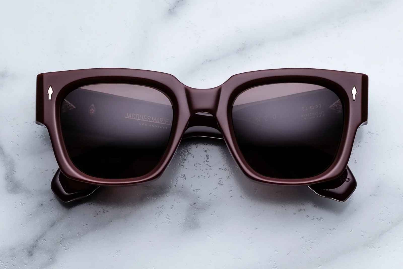 Jacques Marie Mage Enzo -  Bordeaux Empire Sunglasses