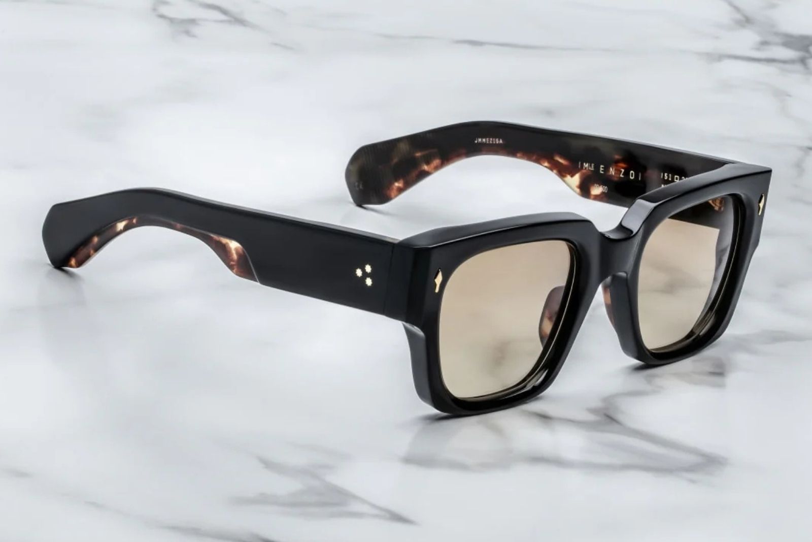 Jacques Marie Mage Enzo Sunglasses in Noir 15