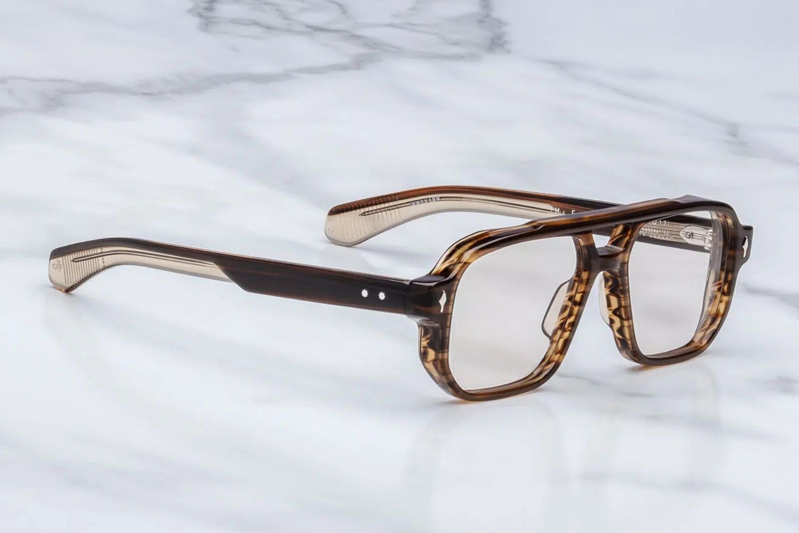 Jacques Marie Mage Evans Eyeglasses - Hazel