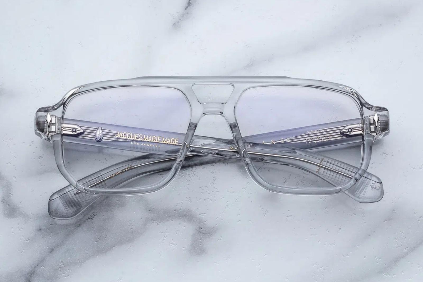 Jacques Marie Mage Evans Eyeglasses in Sulfur