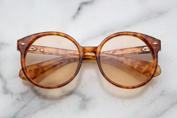 Jmmeewel　 サングラス Jacques Marie Mage | Factory in Camel Sunglasses - twelvesixtynine
