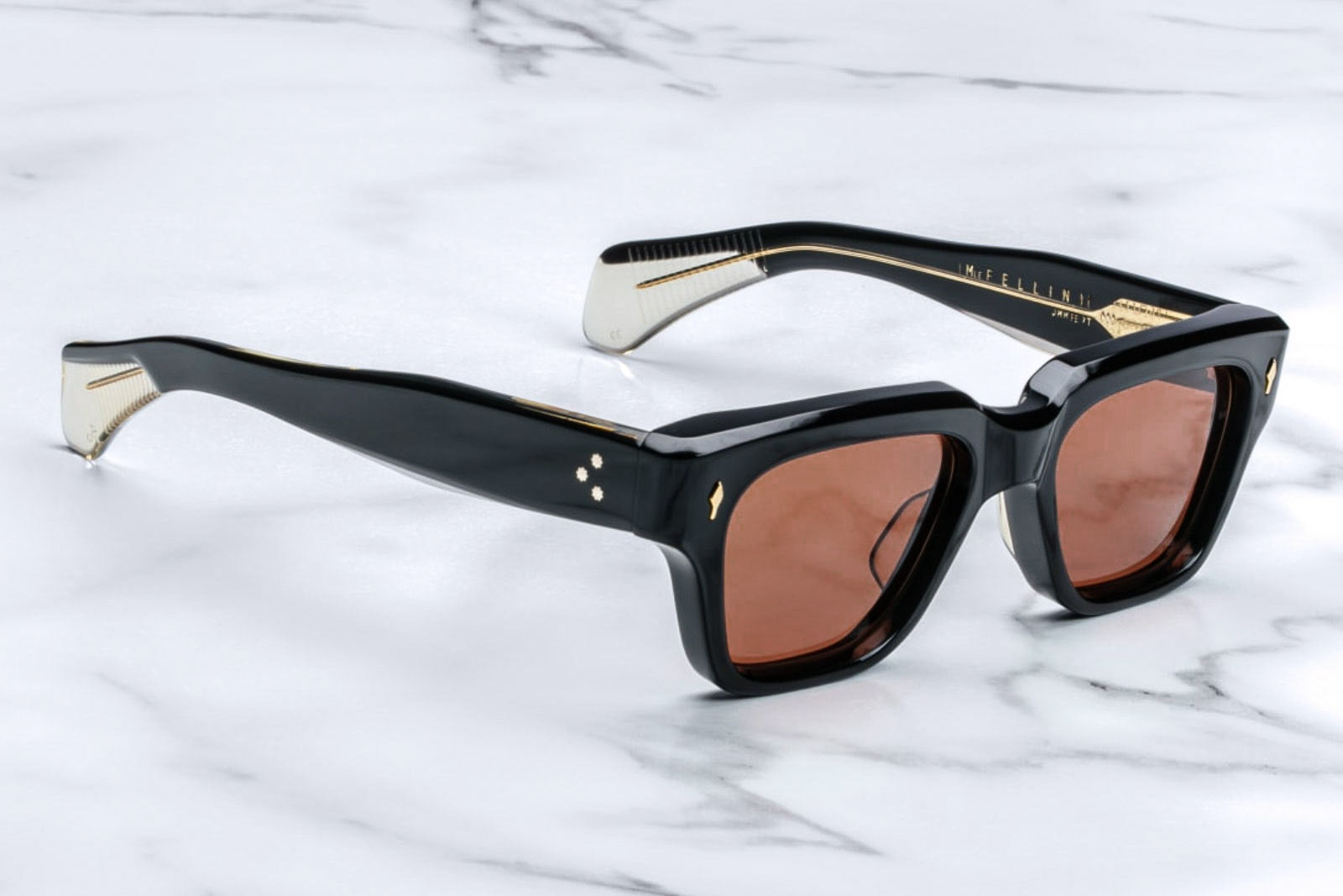 Jacques Marie Mage Fellini Beluga Sunglasses