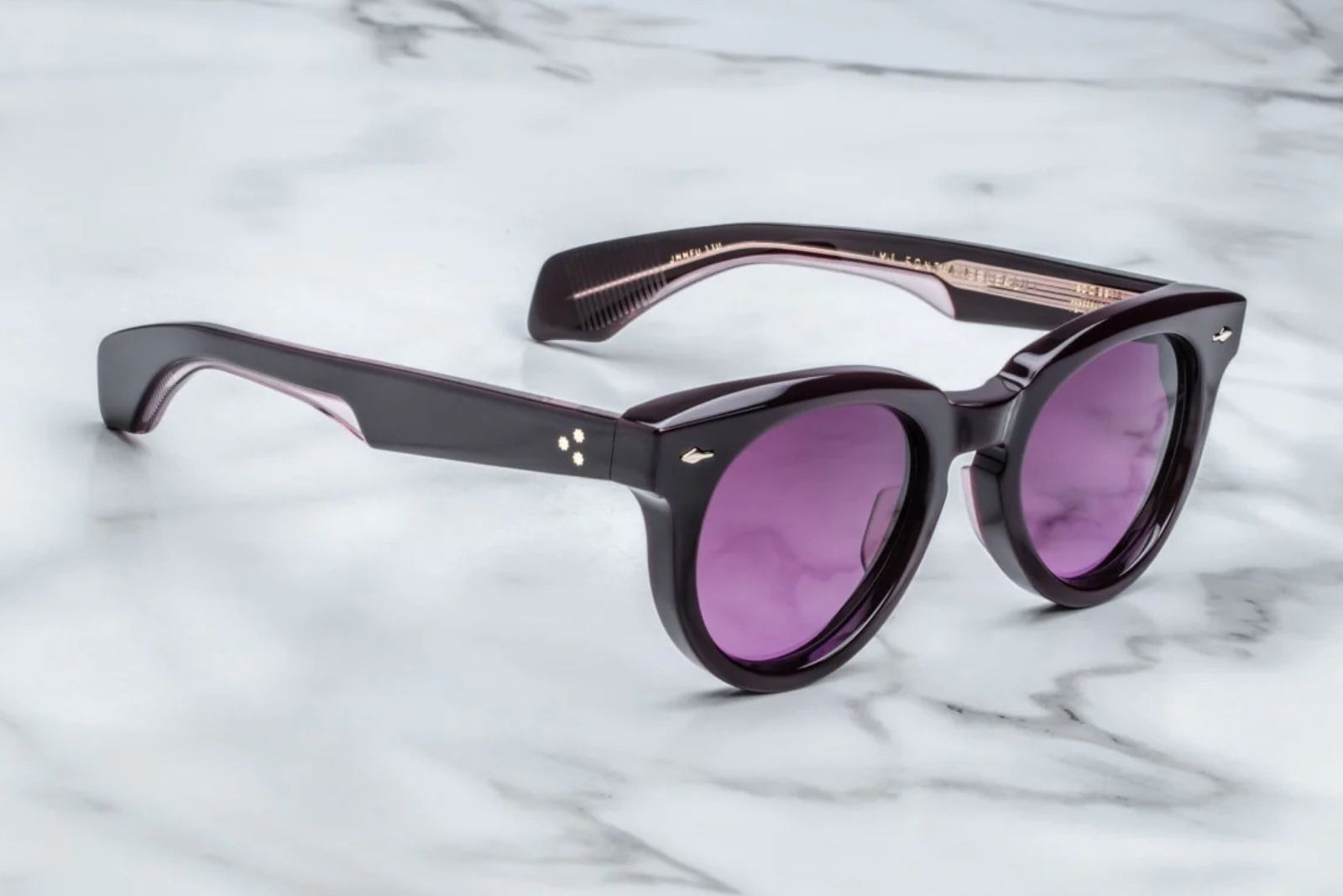 Jacques Marie Mage Fontainebleau 2 Sunglasses in Aubergine