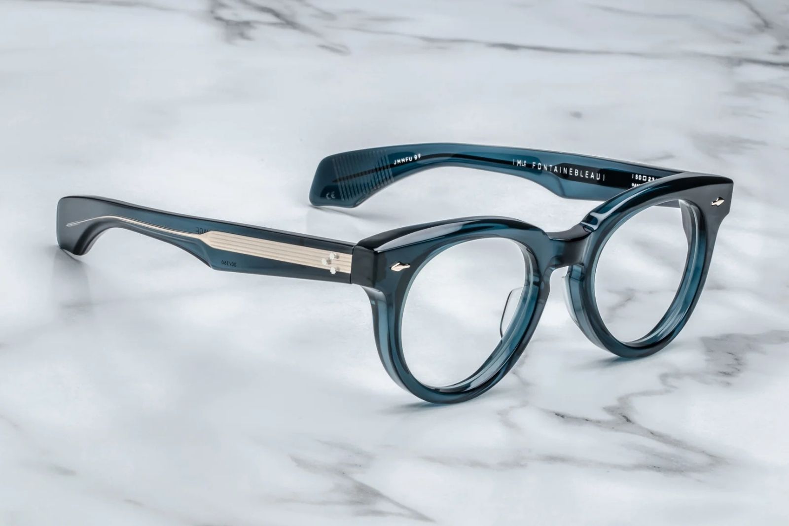 Jacques Marie Mage Fontainebleau Eyeglasses in Indigo