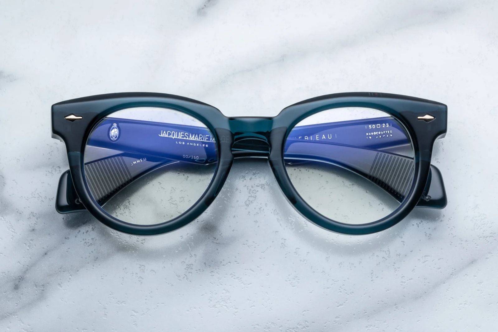 Jacques Marie Mage Fontainebleau Eyeglasses in Indigo