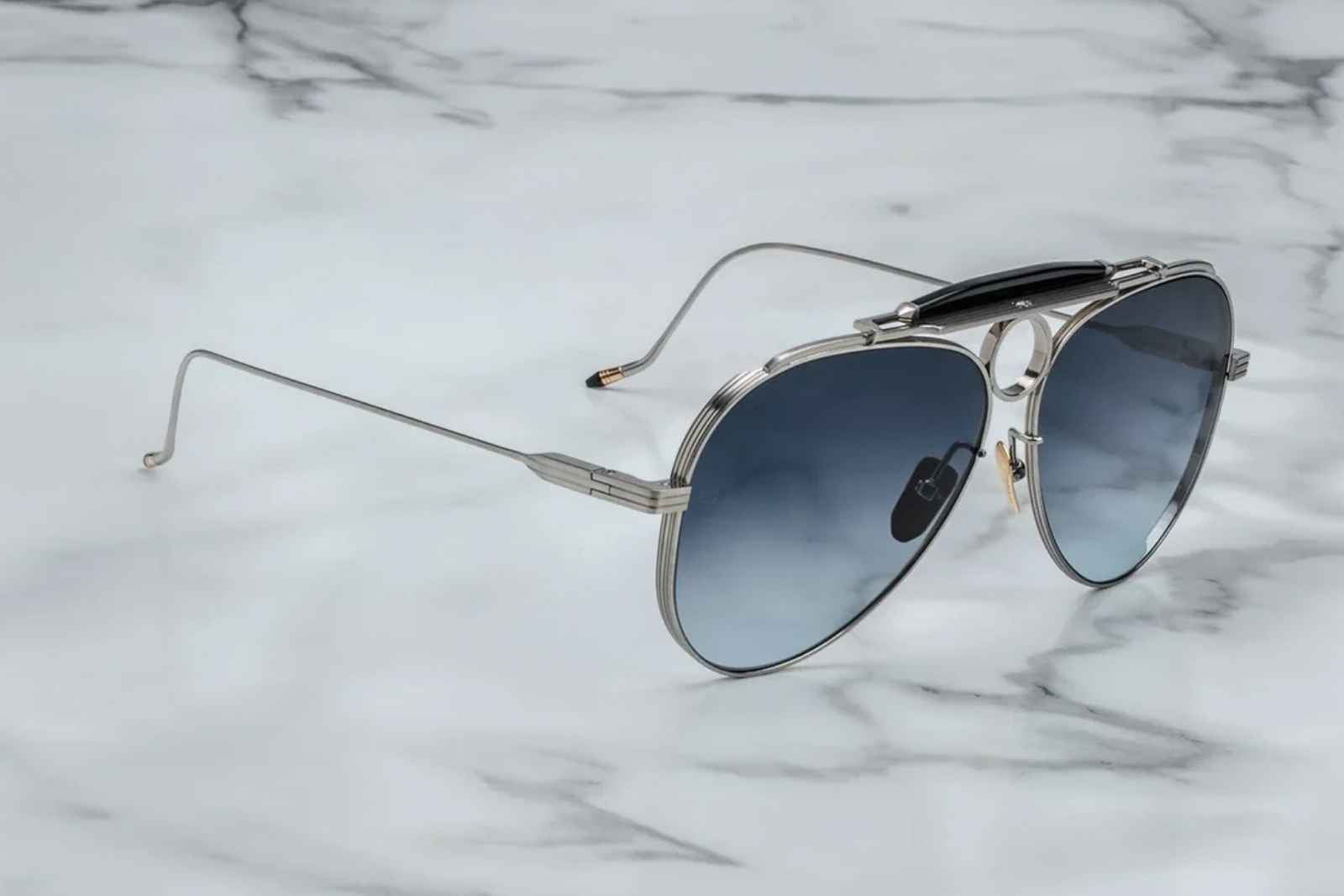 Jacques Marie Mage x Diamond Cross Ranch - Gonzo Duke - Silver Sunglasses