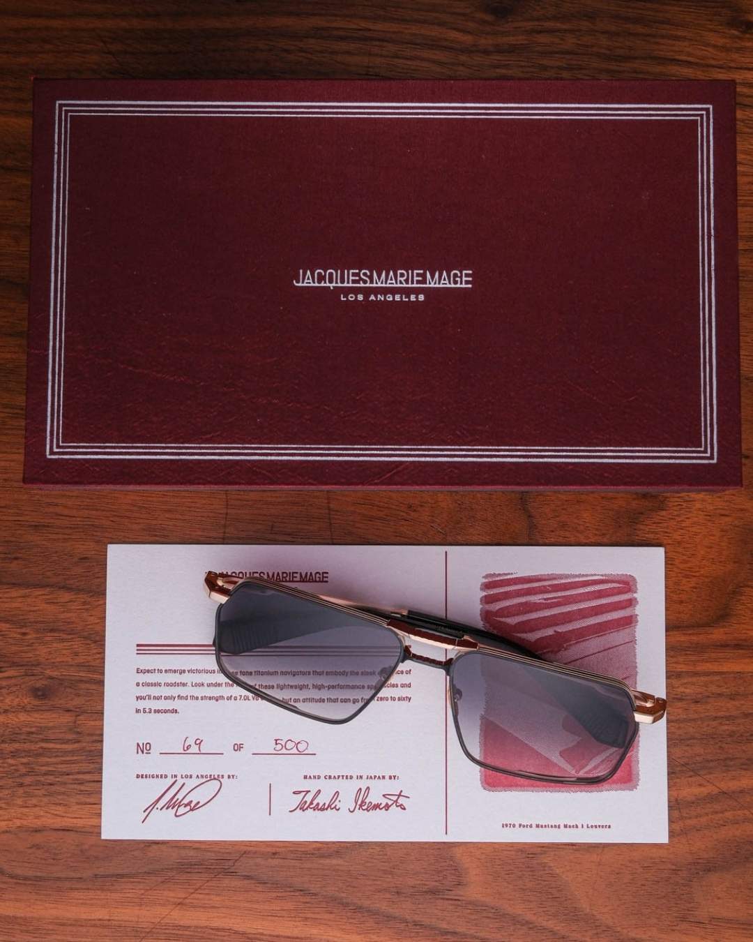 Jacques Marie Mage GT Sunglasses Packaging The Vault
