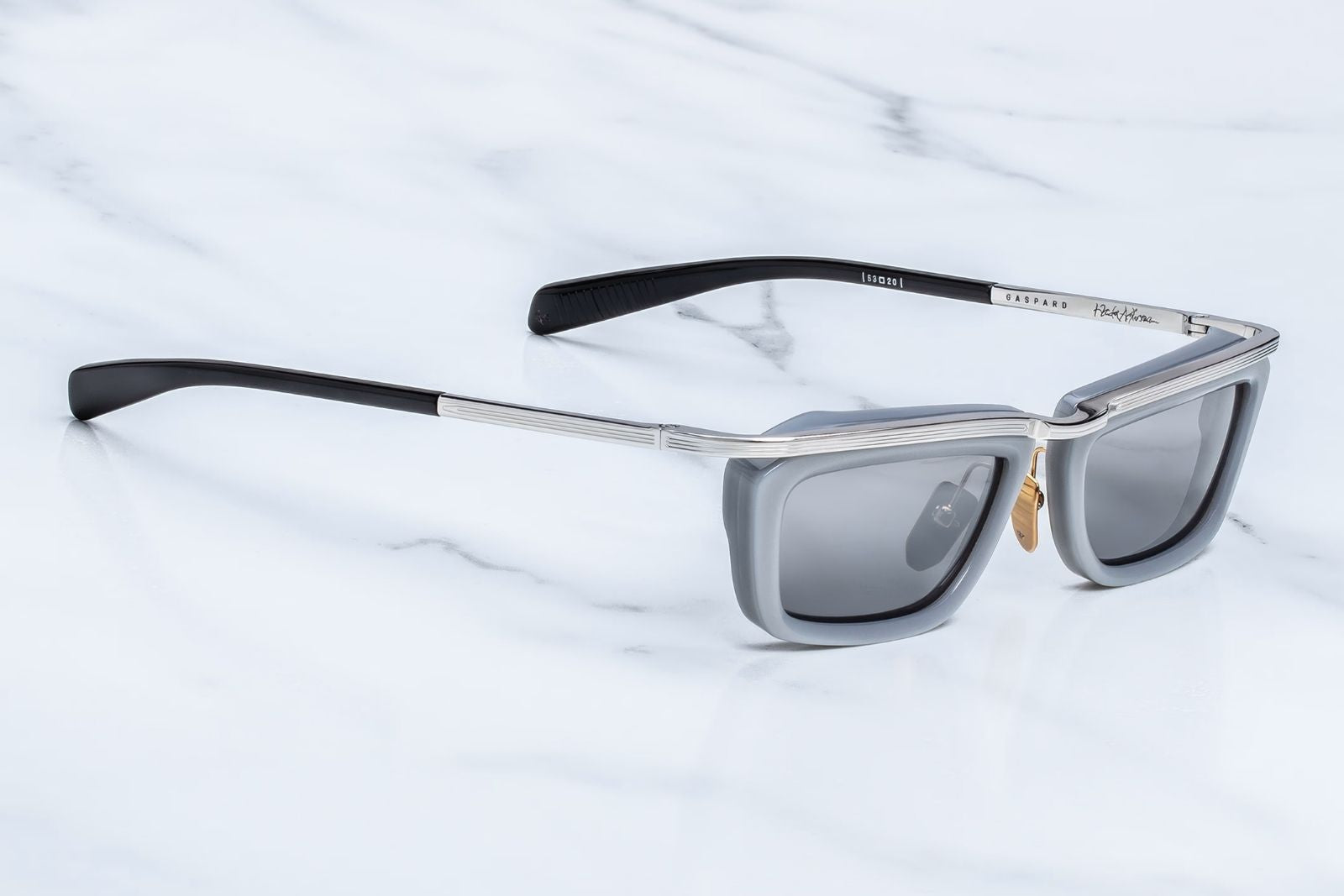 Jacques Marie Mage x Haider Ackermann - Gaspard - Argent Sunglasses