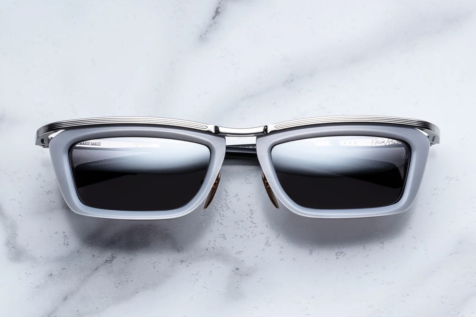 Jacques Marie Mage x Haider Ackermann - Gaspard - Argent Sunglasses