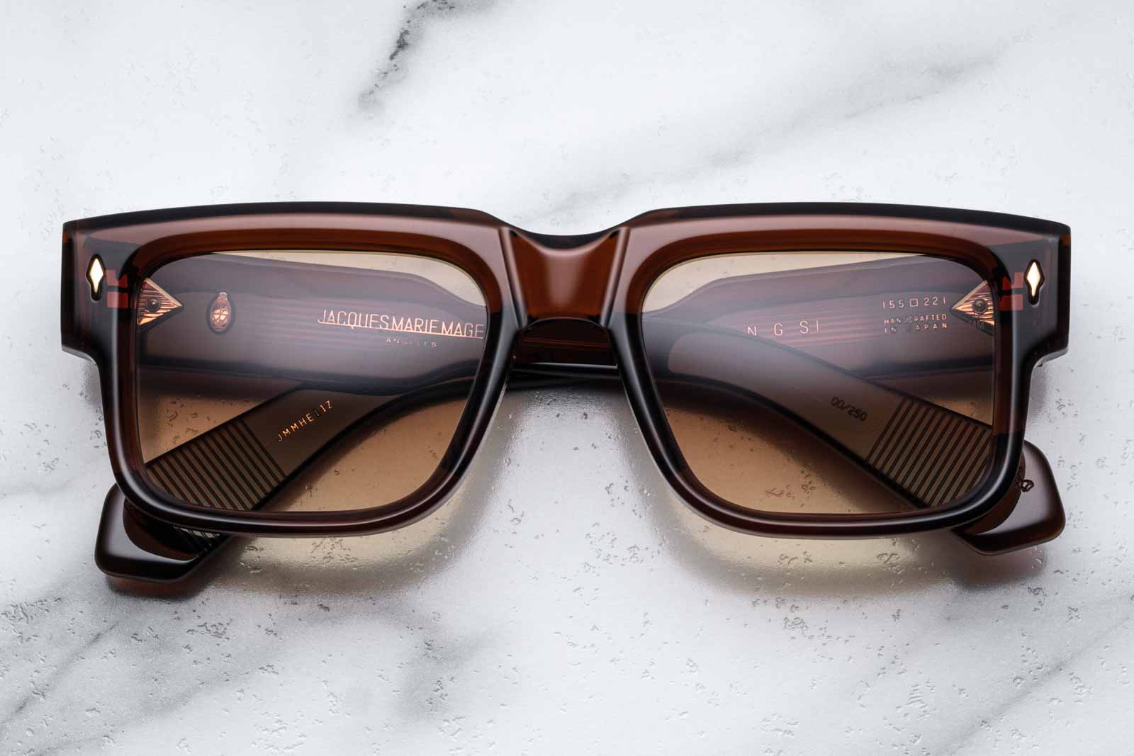 Jacques marie mage hemmings teak sunglasses