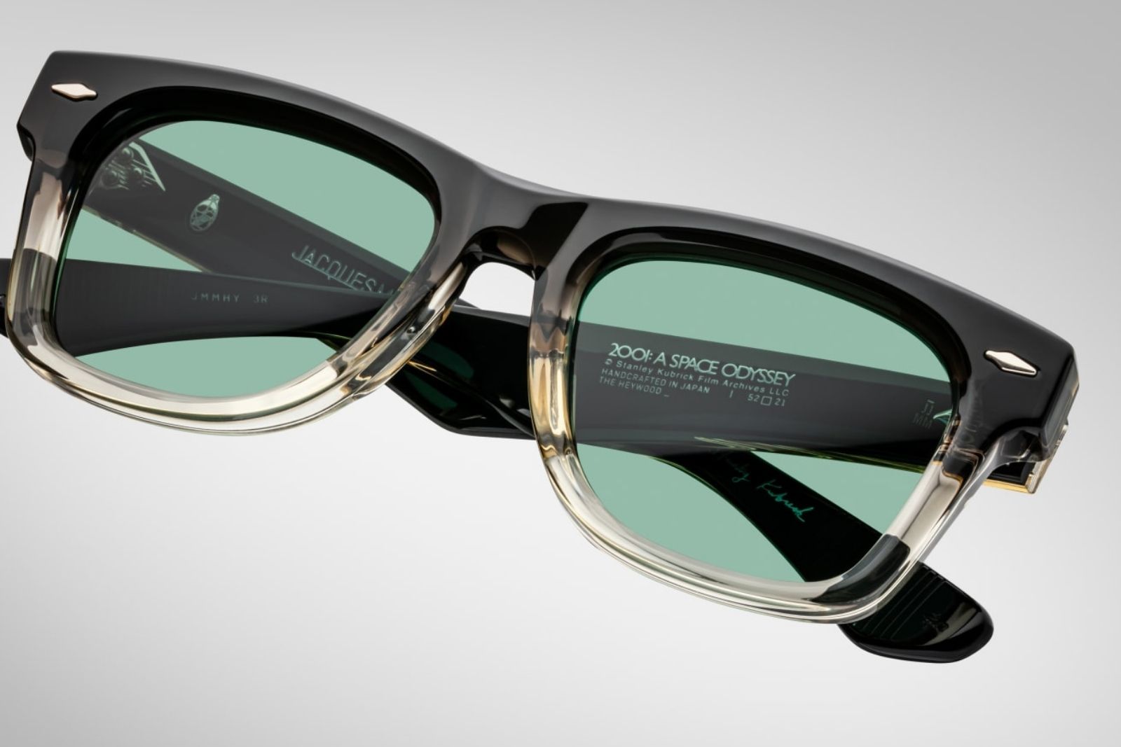 Jacques Marie Mage Heywood in Black Fade Sunglasses