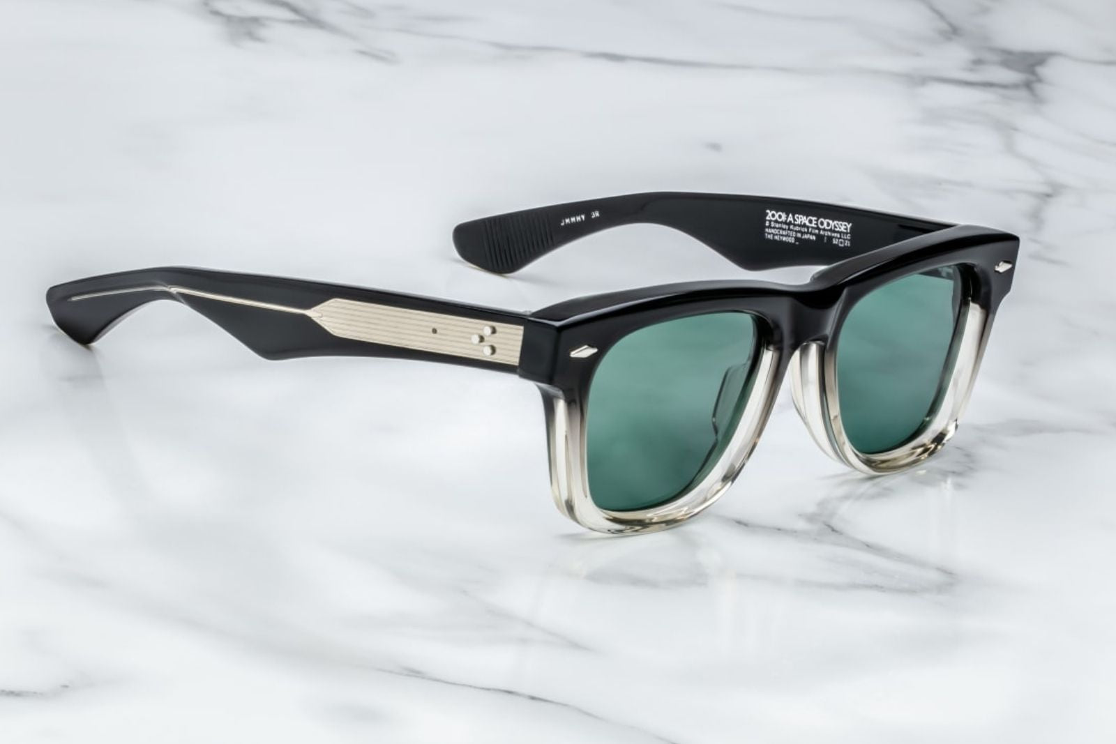 Jacques Marie Mage Heywood in Black Fade Sunglasses