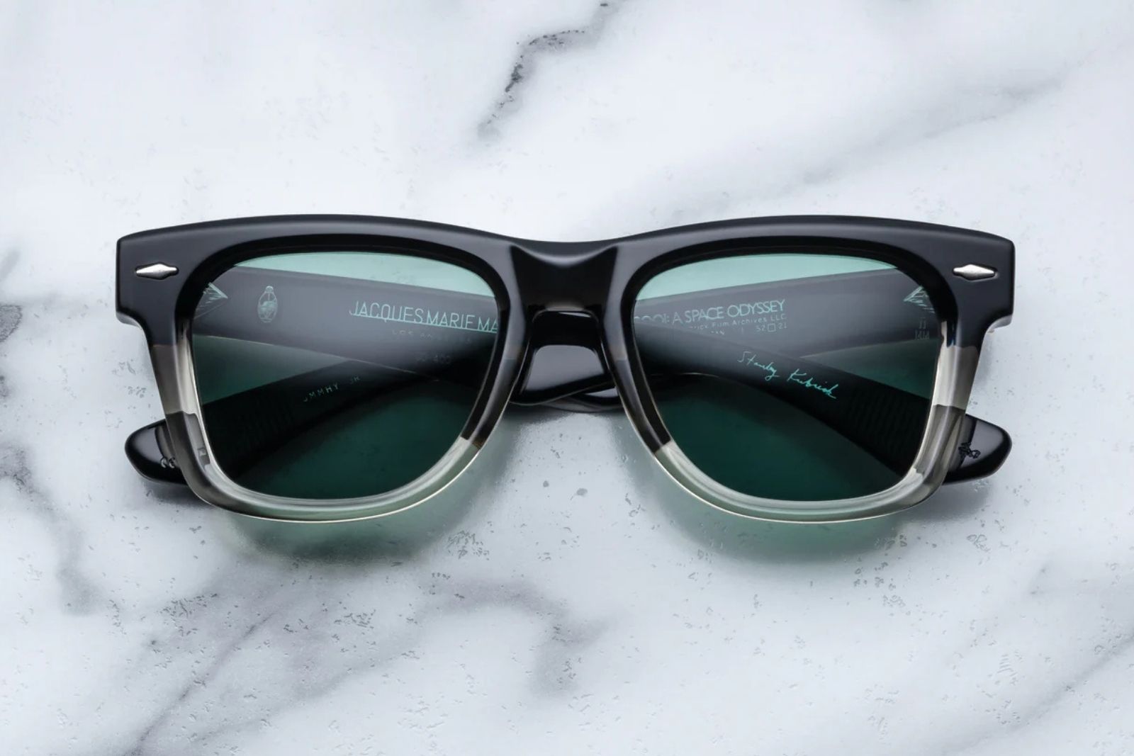 Jacques Marie Mage Heywood in Black Fade Sunglasses