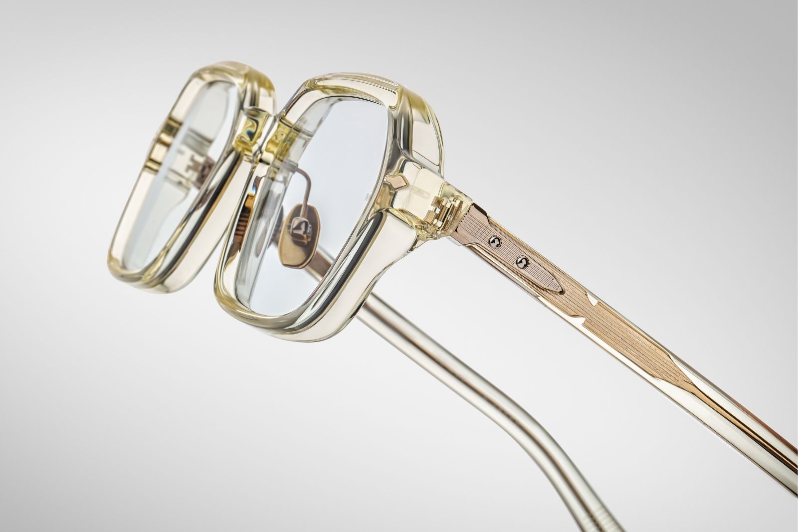 Jacques Marie Mage Holden Eyeglasses - Brut