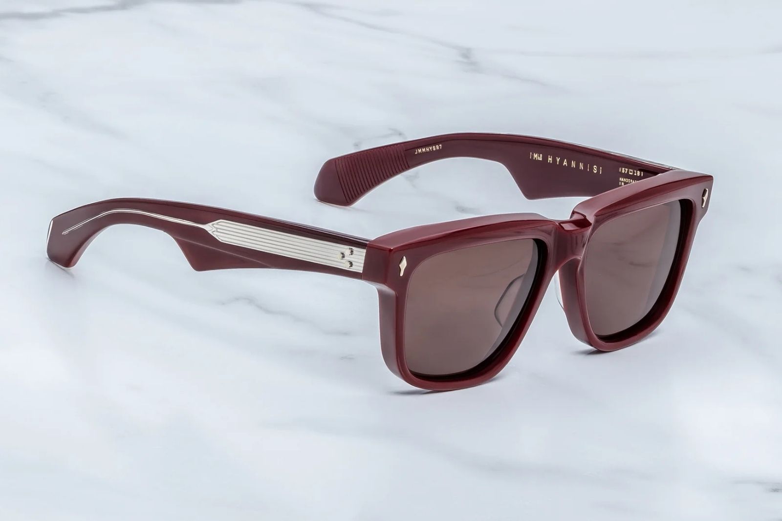 Jacques Marie Mage Hyannis - Bordeaux Empire Sunglasses